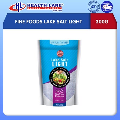 FINE FOODS LAKE SALT LIGHT 300G